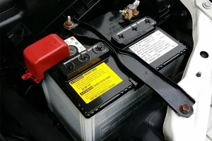 Clean car battery