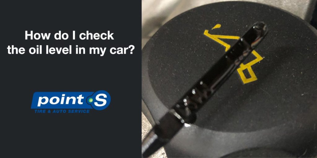 How do I check the oil level in my car?