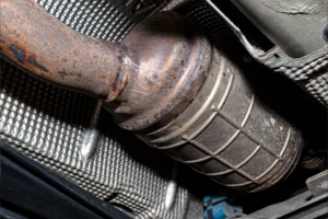 close up image of catalytic converter 